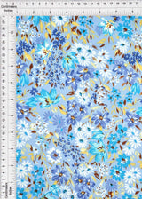 100% Polyester Cey Ditsy Floral Print Fabric Lightweight Woven 58/59” Wide