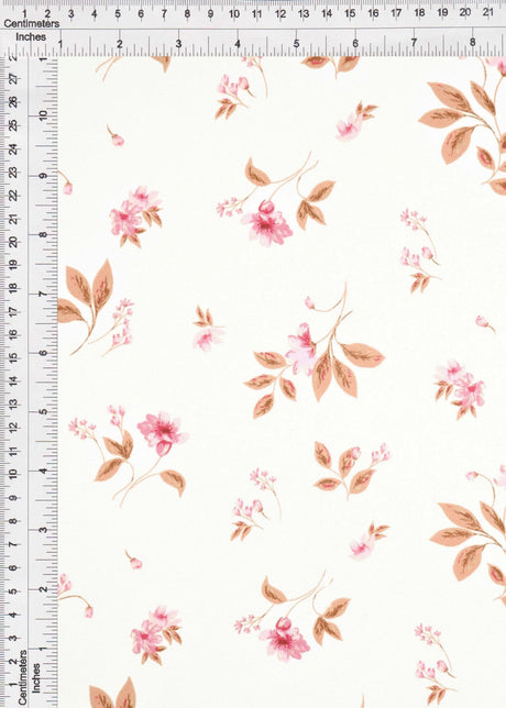 Cey Floral Woven Fabric 100% Polyester, 58/59" Wide
