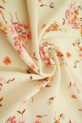 100% Polyester Cey Floral Fabric, Woven Durable 58/59" Wide