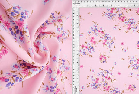 100% Polyester Cey Floral Fabric, Woven Durable 58/59" Wide