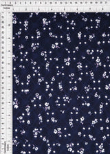 1 Yard Jacquard Eyelet Ditsy Floral Knit Fabric 190 GSM, 58/60'' Wide Polyester Spandex Blend