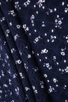 1 Yard Jacquard Eyelet Ditsy Floral Knit Fabric 190 GSM, 58/60'' Wide Polyester Spandex Blend