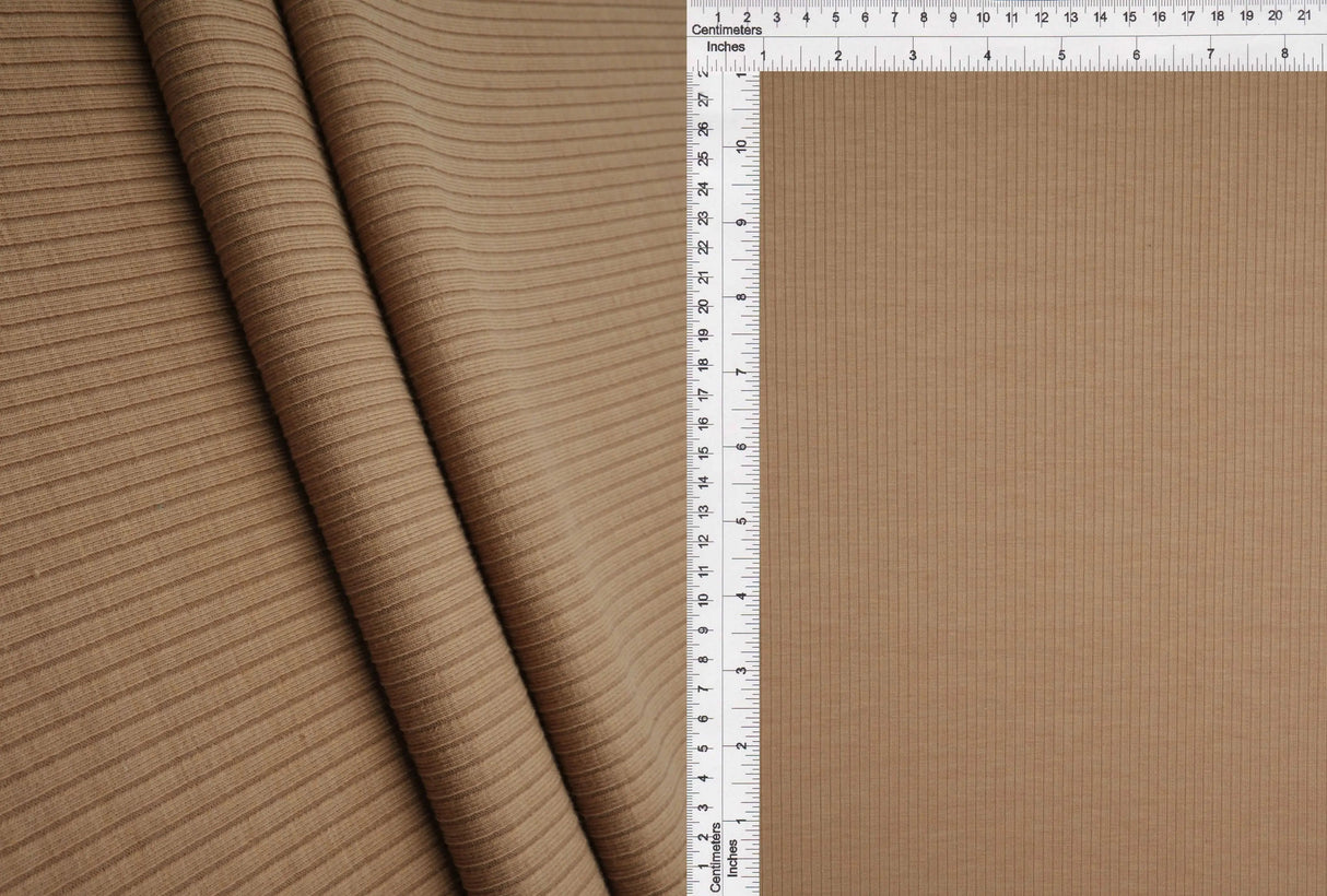 1 Yard Heavy Yummy Rib Knit Fabric 280 GSM, 48/50? Wide Polyester Rayon Spandex Blend