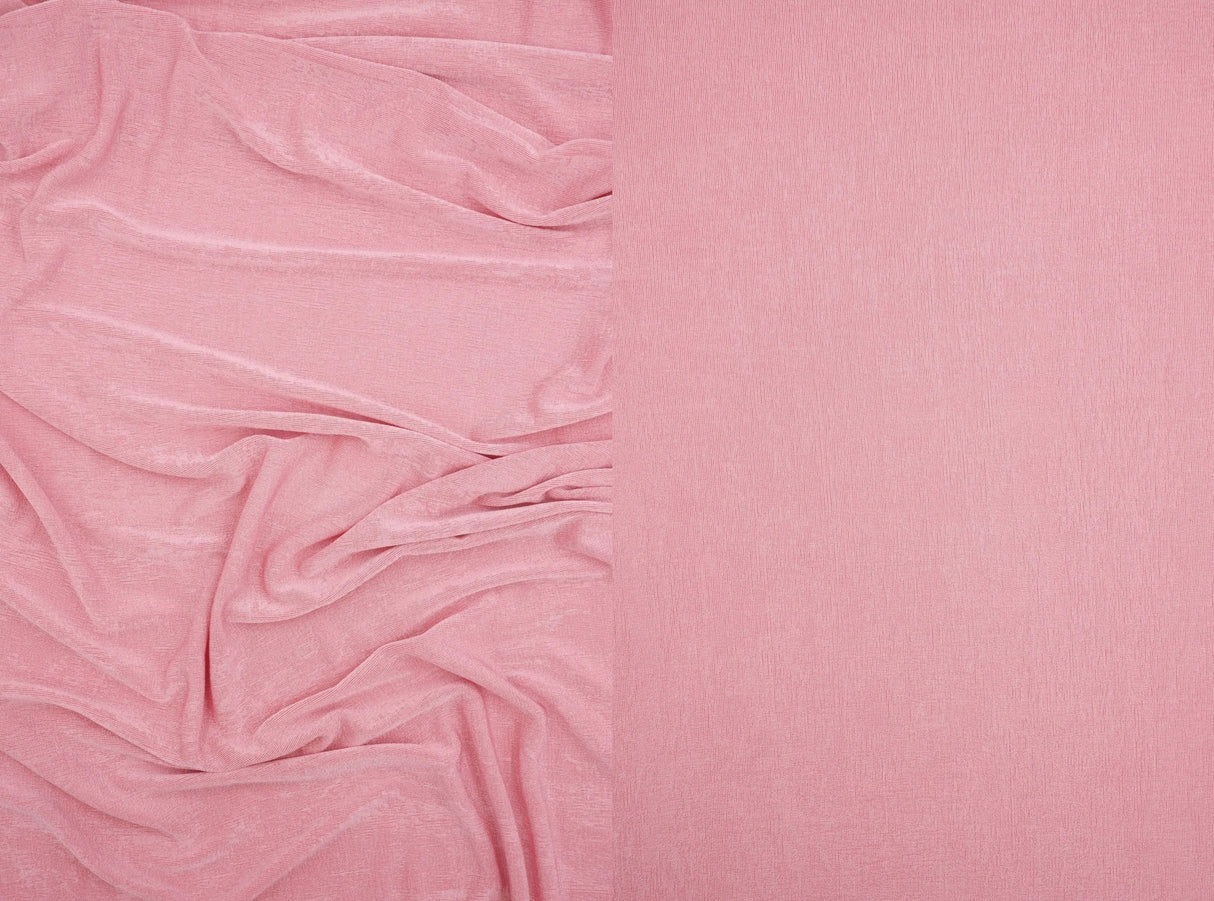 1 Yard Slinky Rib 1x1 Solid Knit Fabric 240 GSM, 52/54? Wide Polyester Spandex Blend