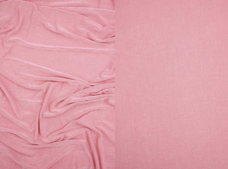 1 Yard Slinky Rib Knit Fabric 1x1 Solid Polyester Spandex Stretch 52/54 Inches