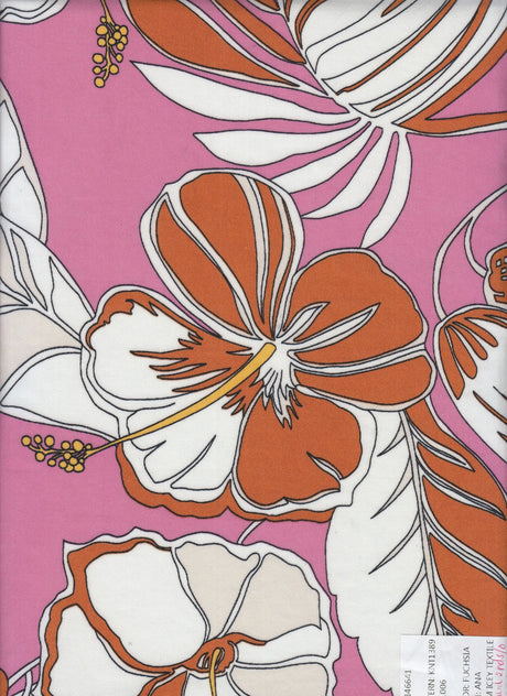 DTY Floral Print Soft Stretch Flower Fabric, 58/60" Wide, Lightweight Knit