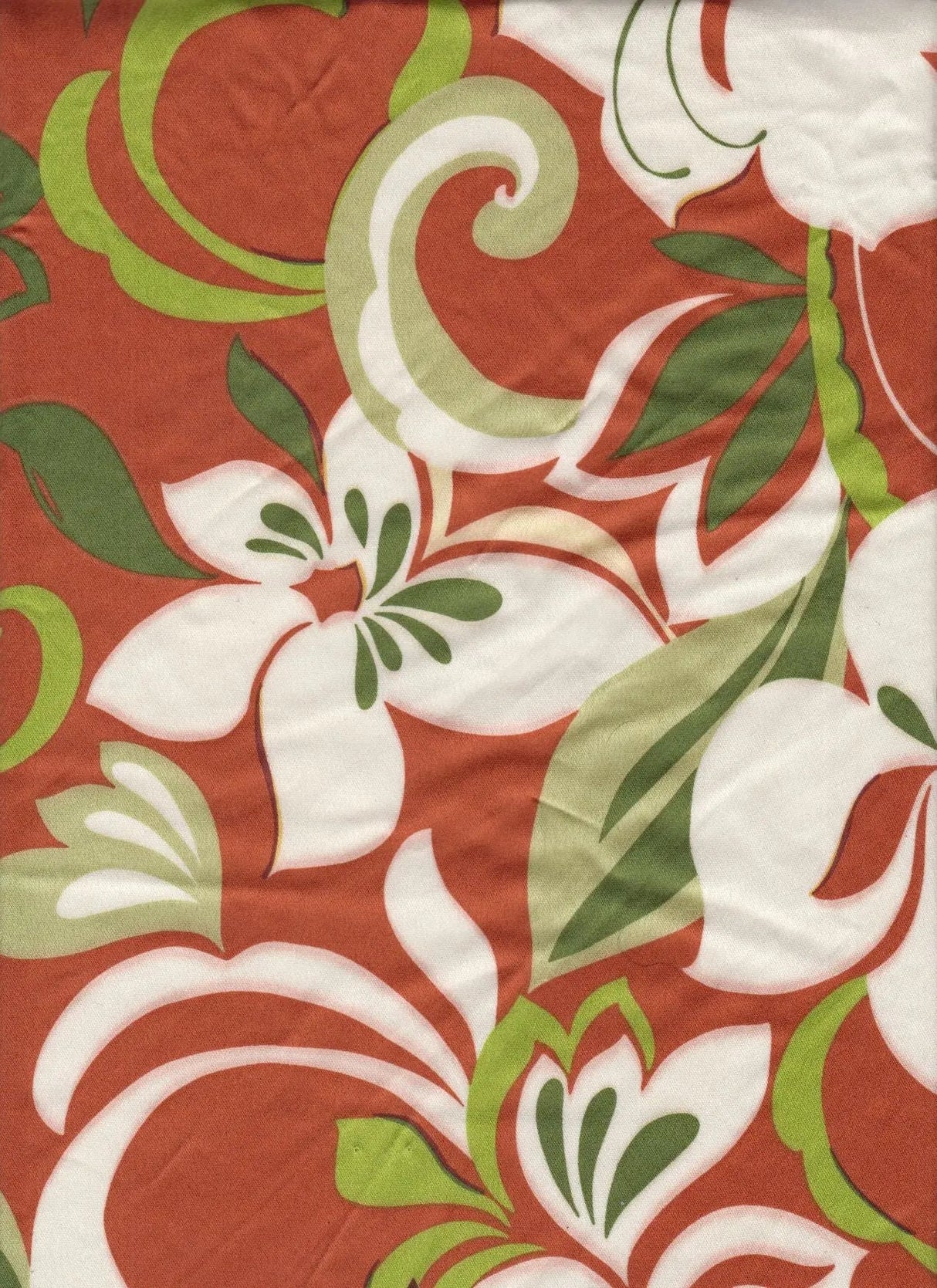 1 Yard Satin Pucci Floral Print Fabric, 57/58? Wide 100% Polyester