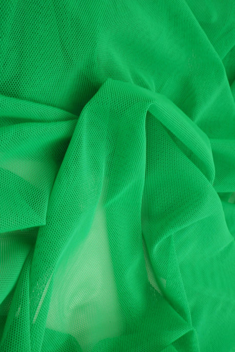 1 Yard Polyester Spandex Mesh Fabric Solid Color Soft Lightweight Stretch 58/60" Width