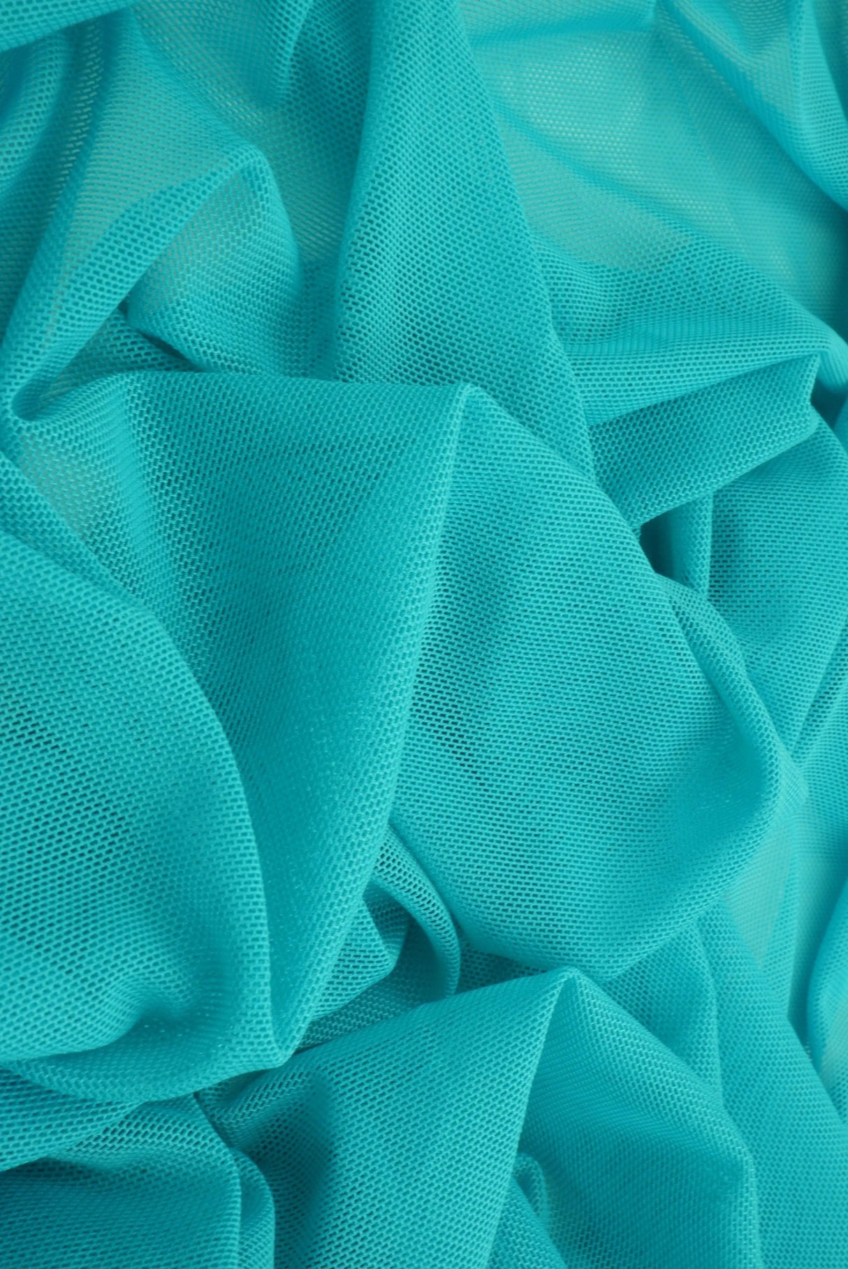 1 Yard Polyester Spandex Mesh Fabric Solid Color Soft Lightweight Stretch 58/60" Width