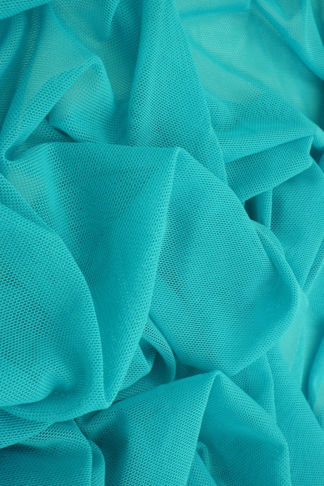 1 Yard Polyester Spandex Mesh Fabric Solid Color Soft Lightweight Stretch 58/60" Width