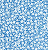 1 Yard DTY Brushed Floral Print Knit Fabric, 58/60'' Wide Polyester Spandex Blend