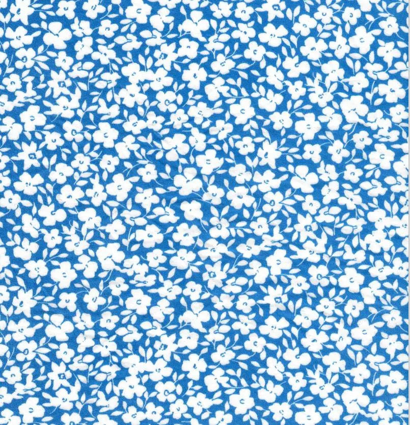 1 Yard Ditsy Floral DTY Brushed Knit Fabric Soft Stretch Polyester Spandex 58/60 Inches Wide