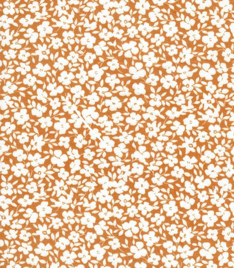 1 Yard Brushed DTY Floral Print Knit Fabric, 58/60'' Wide Polyester Spandex Blend