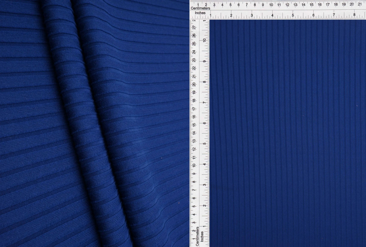 1 Yard 8x3 Yummy Rib Solid Knit Fabric 170 GSM, 58/60? Wide Polyester Spandex Blend