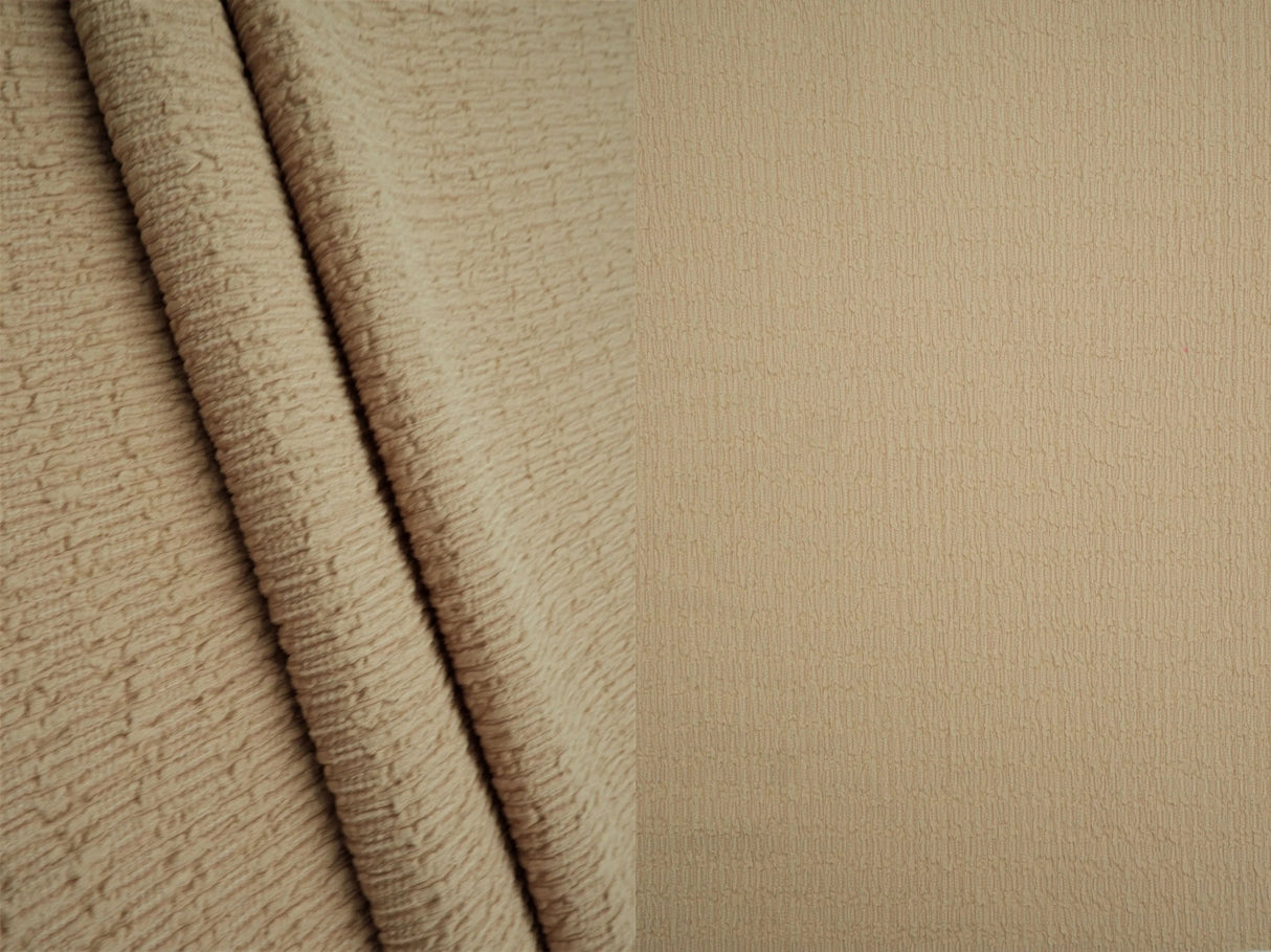 1 Yard Textured Bubble Jersey Crepe Knit Fabric 59 Inch Wide Soft Stretch Drapey Material for Stylish Tops & DIY Sewing