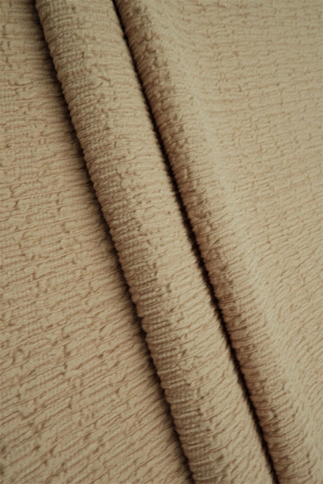 1 Yard Textured Bubble Jersey Crepe Knit Fabric 59 Inch Wide Soft Stretch Drapey Material for Stylish Tops & DIY Sewing