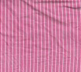 1 Yard Vertical Stripe DTY Brushed Knit Fabric Soft Stretch Polyester Spandex 58/60 Inches Wide