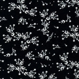 1 Yard Brushed DTY Leaf Print Knit Fabric 170 GSM, 58/60'' Wide Polyester Spandex Blend