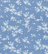 Brushed DTY Knit Fabric with Leaf Pattern Soft Stretch Material 58/60" Wide
