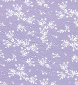 Brushed DTY Knit Fabric with Leaf Pattern Soft Stretch Material 58/60" Wide