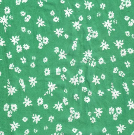 Ditsy Floral Brushed DTY Knit Fabric Lightweight Stretch 58/60" Wide