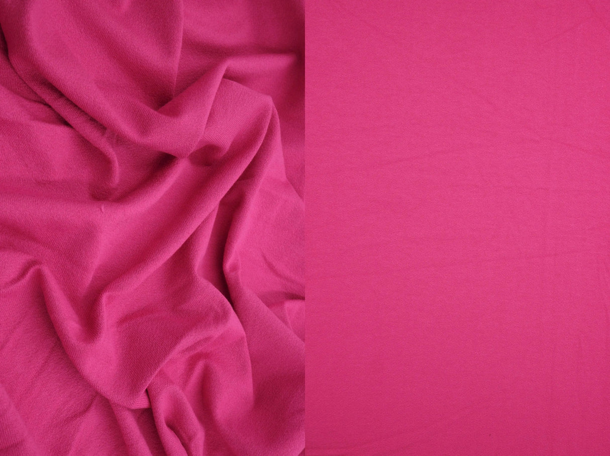 Solid Rayon Spandex Viscose Knit Crepe Fabric 1 Yard Stretch Soft 58/60" Wide