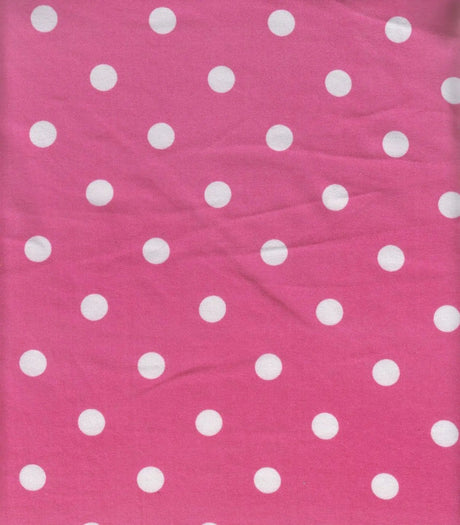 1 Yard Polka Dot DTY Brushed Knit Fabric Soft Stretch Polyester Spandex 58/60 Inches Wide