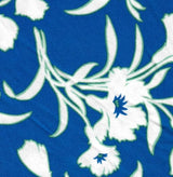 1 Yard Floral Techno Crepe Knit Fabric 220 GSM, 58/60'' Wide Polyester Spandex Blend