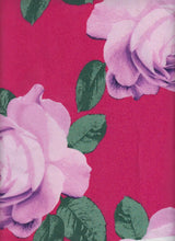 1 Yard Satin Floral Print Fabric, 58/59'' Wide 100% Polyester