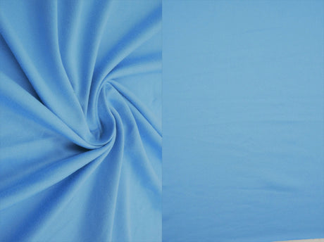 1 Yard DTY Brushed Solid Knit Fabric, 58/60'' Wide Polyester Spandex Blend