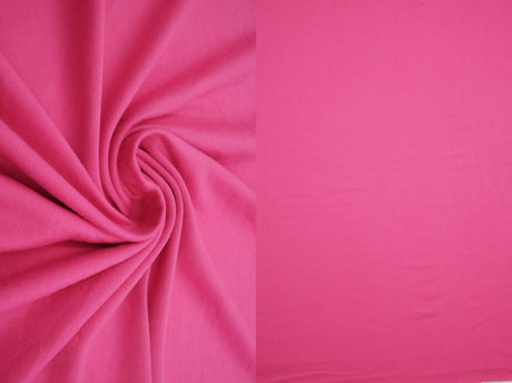 1 Yard Solid DTY Brushed Knit Fabric, 58/60'' Wide Polyester Spandex Blend
