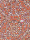 1 Yard DTY Medallion Print Knit Fabric 180 GSM, 58/60? Wide Polyester Spandex Blend Orange