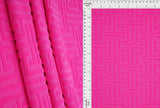 1 Yard Geo Towel Jacquard Knit Fabric, 58/59'' Wide Polyester Spandex Blend