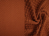 1 Yard Cauliflower Jacquard Knit Fabric, 59/60? Wide Polyester Spandex Blend