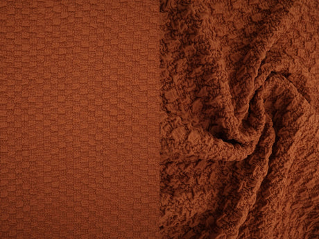 1 Yard Cauliflower Jacquard Fabric Stretch Polyester Spandex 59/60 Inches Wide