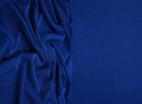 1 Yard Slinky Rib Knit Fabric 1x1 Solid Polyester Spandex Stretch 52/54 Inches