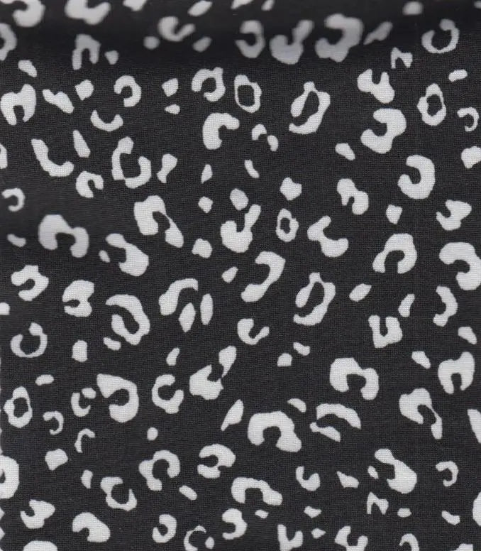 1 Yard Brushed DTY Animal Print Knit Fabric 170 GSM, Approx. 58/60'' Wide Polyester Spandex Blend