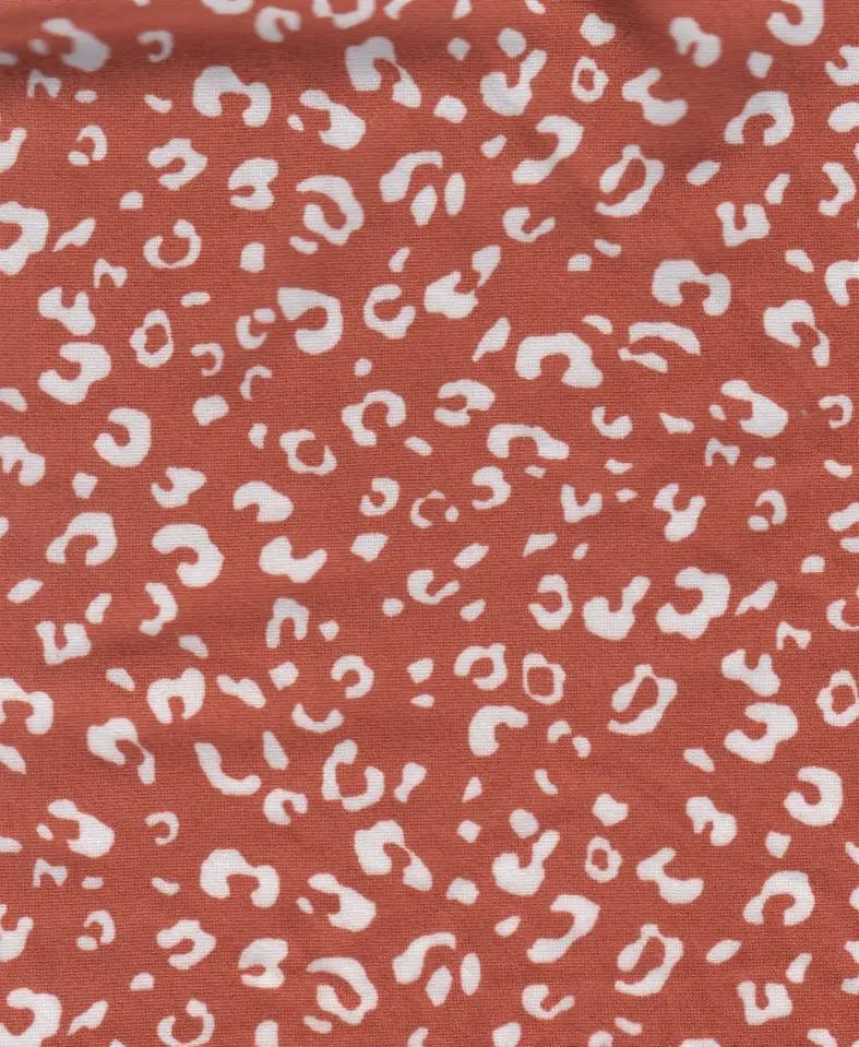 1 Yard Brushed DTY Animal Print Knit Fabric 170 GSM, Approx. 58/60'' Wide Polyester Spandex Blend