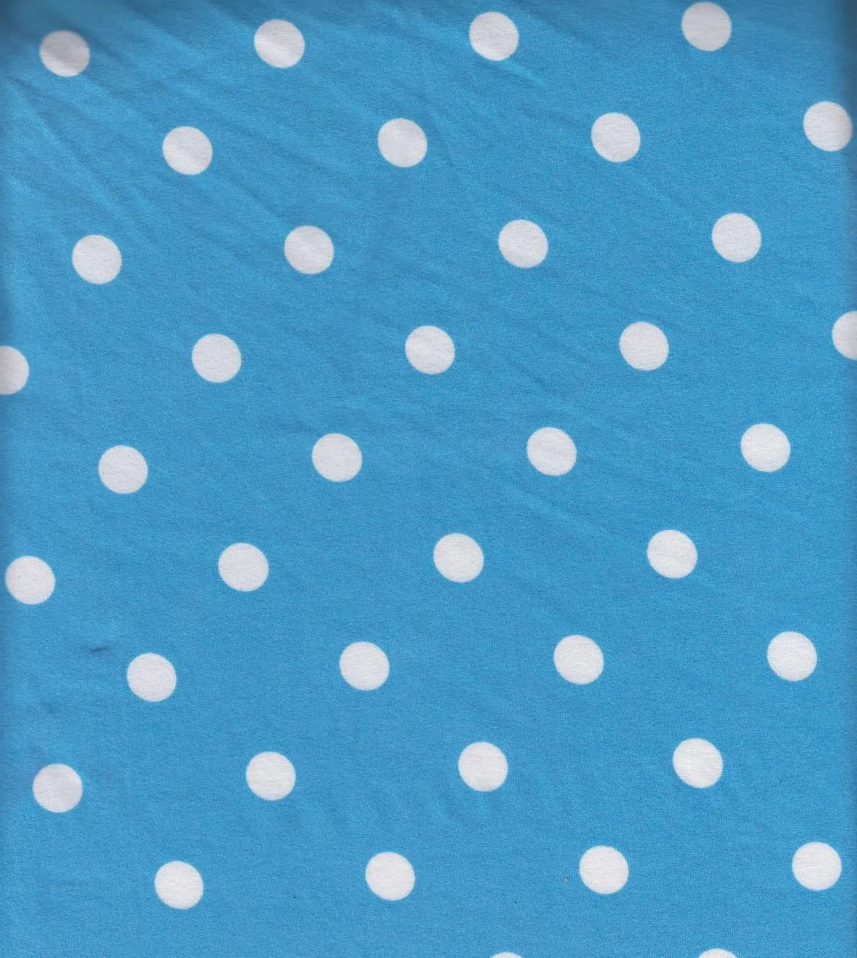 1 Yard Brushed DTY Polka Dot Knit Fabric, 58/60'' Wide Polyester Spandex Blend