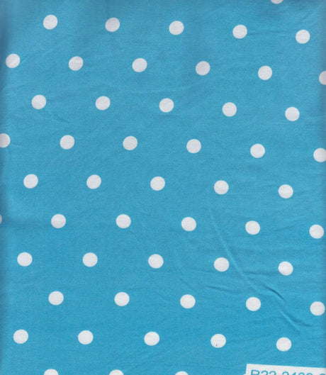 Polka Dot Brushed DTY Knit Fabric Soft Stretch Material 58/60" Wide