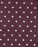 Polka Dot Brushed DTY Knit Fabric Soft Stretch Material 58/60" Wide