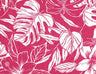 DTY Tropical Leaf & Floral Knit Fabric, Fuchsia Stretch Print 58/60" Wide