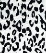 1 Yard Brushed DTY Leopard Print Knit Fabric 170 GSM, 58/60? Wide Polyester Spandex Blend Ivory