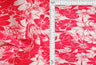 1 Yard Bodre Interlock Pleated Flower Print Knit Fabric 150 GSM, 58/59? Wide 100% Polyester