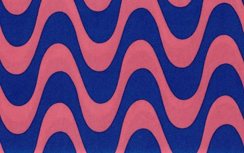 DTY Geometric Print Fabric Soft Stretch Knit, 58/60" Wide