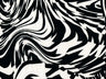1 Yard DTY Abstract Print Knit Fabric, 58/60? Wide Polyester Spandex Blend