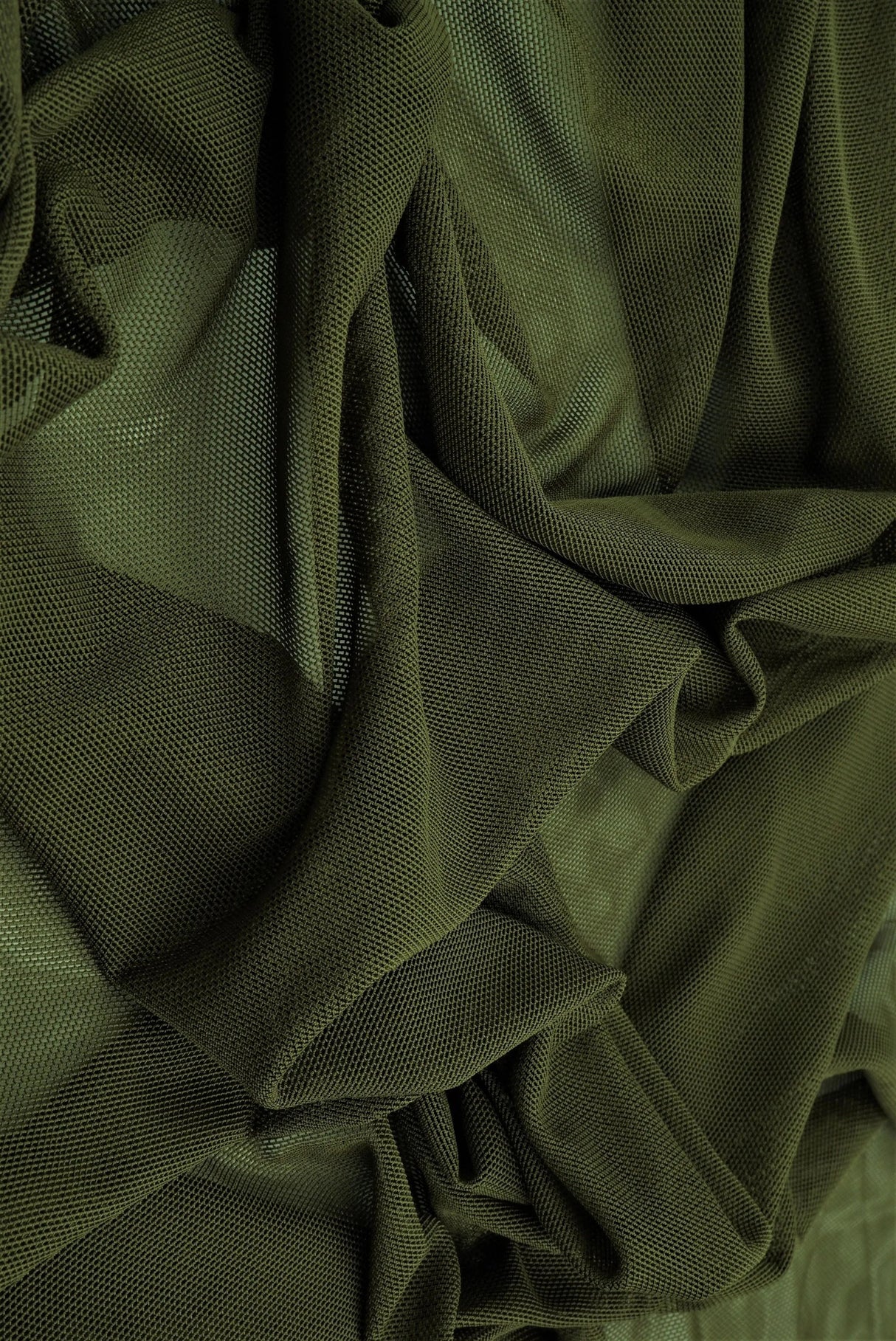 1 Yard Polyester Spandex Mesh Fabric Solid Color Soft Lightweight Stretch 58/60" Width