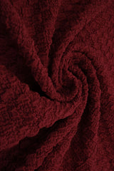 1 Yard Textured Cauliflower Jacquard Knit Fabric 59/60 Inch Wide Ultra Plush Heavyweight Material for Cozy Loungewear & Upholstery