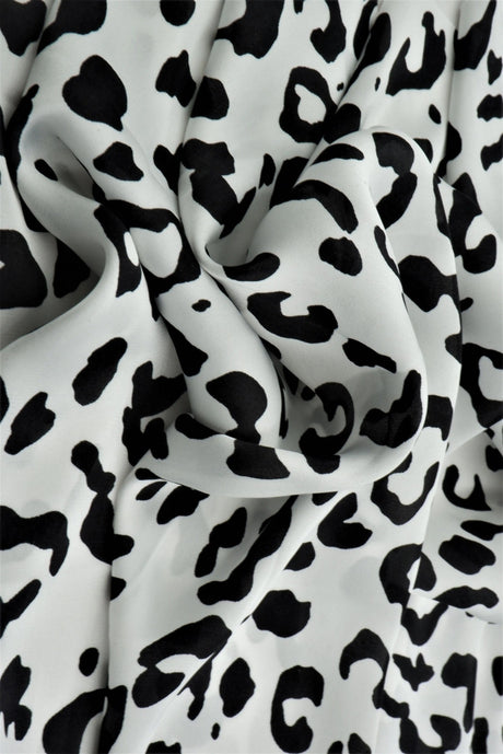 1 Yard Satin Animal Print Fabric, 58/60'' Wide 100% Polyester