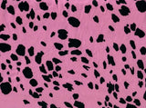1 Yard Brushed DTY Animal Print Knit Fabric 170 GSM, 58/60'' Wide Polyester Spandex Blend